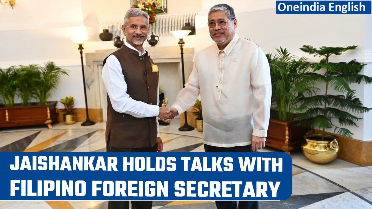 Jaishankar and Enrique Manalo co-chair 5th India-Philippines co-operation commission | Oneindia News
