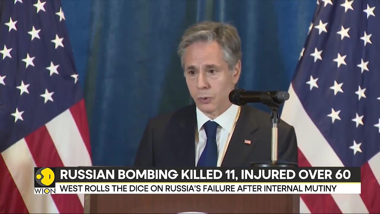 Russian missile strike on restaurant kills 11 in Ukraine, over 60 injured Russia-Ukraine War