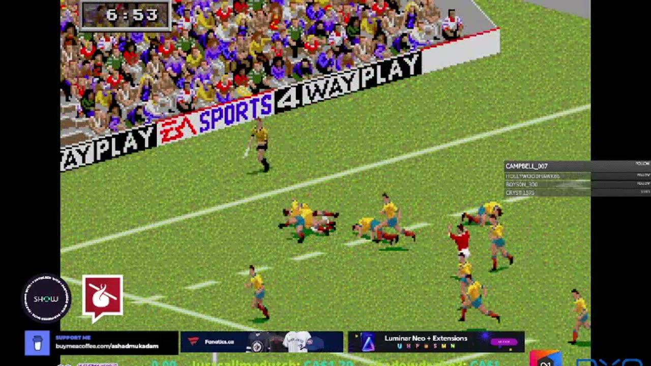 Rugby World Cup 95 - June 26, 2023 Gameplay