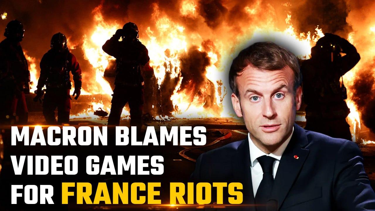 France protests: Emmanuel Macron blames video games for riots which enter 4th day | Oneindia News