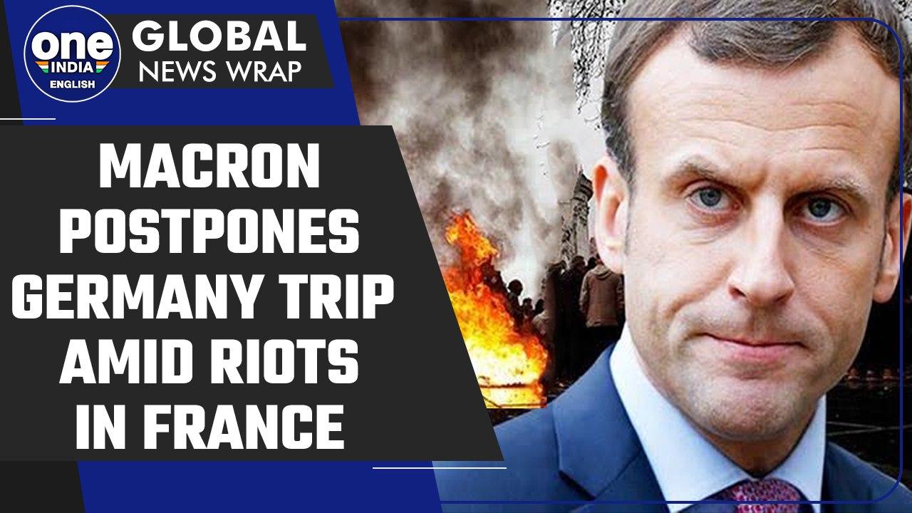 France Riots: Emmanuel Macron postpones Germany trip as violence intensifies | Oneindia News