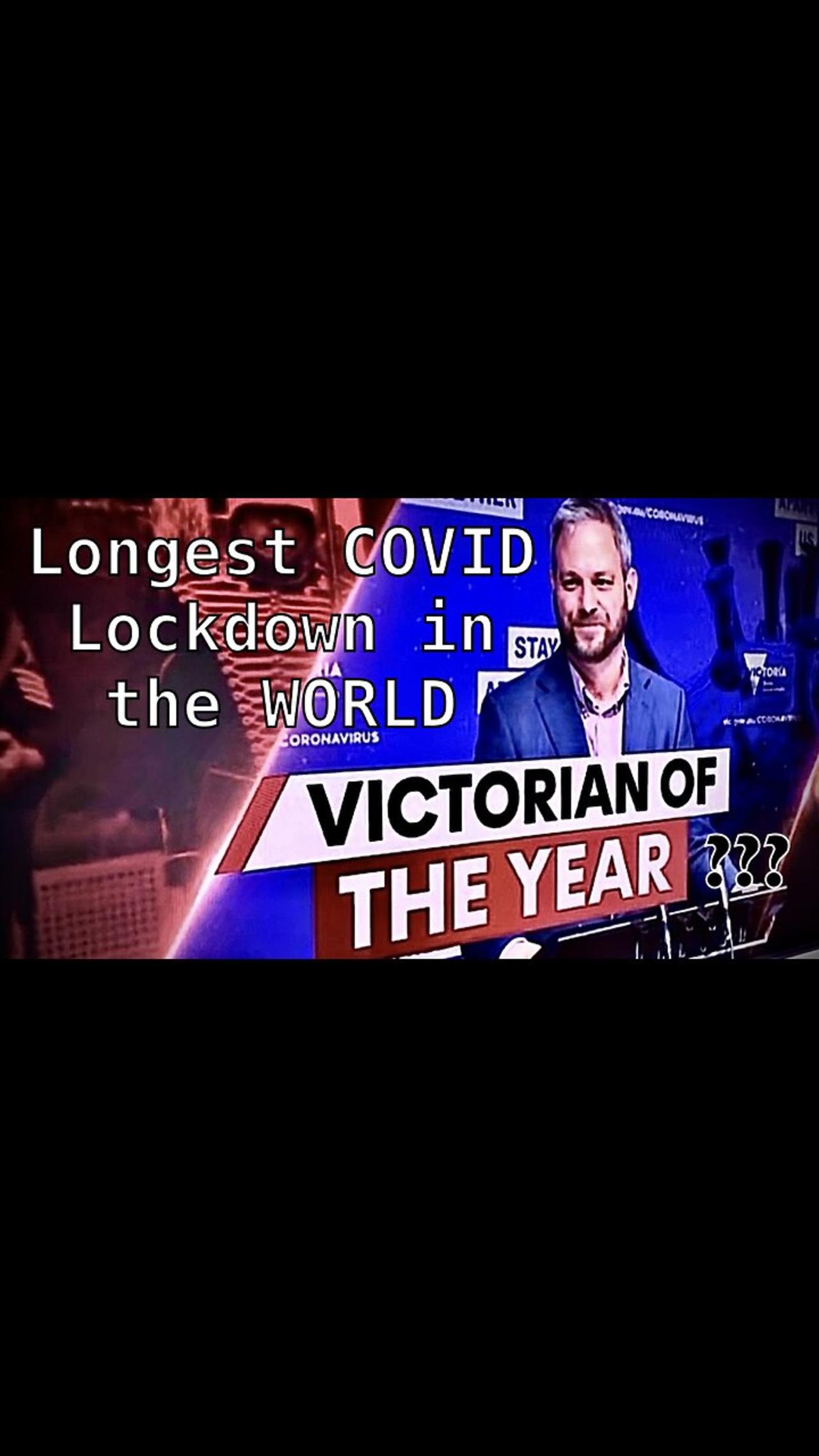 Man Behind World’s Longest Lockdown is Victorian of the Year???
