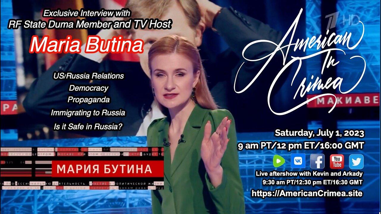 American in Crimea Interviews Maria Valeryevna Butina