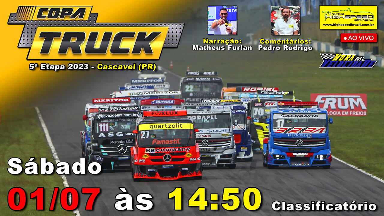 🔴 COPA TRUCK | Classificatório | 5ª Etapa 2023 | Cascavel (PR) | Ao Vivo