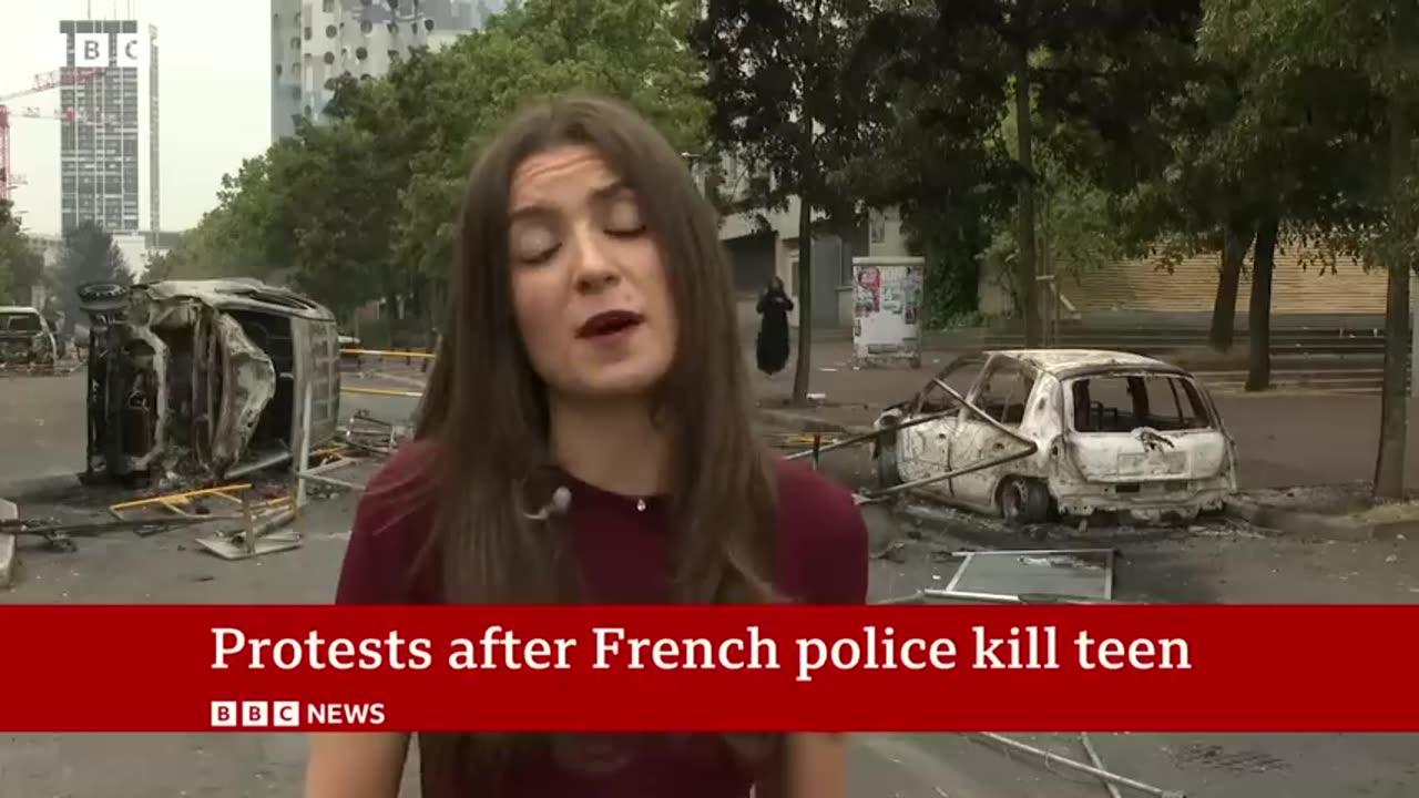 Paris shooting riots lead to arrests across France
