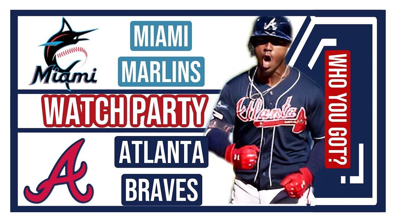 Miami Marlins vs Atlanta Braves GAME 2 Live Stream Watch Party:  Join The Excitement