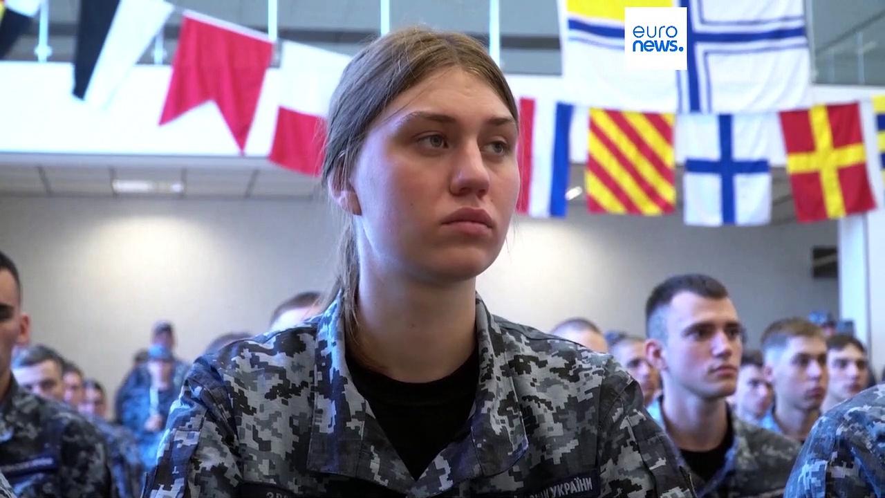 Zelenskyy marks Ukraine's Navy Day in Odesa by awarding medals