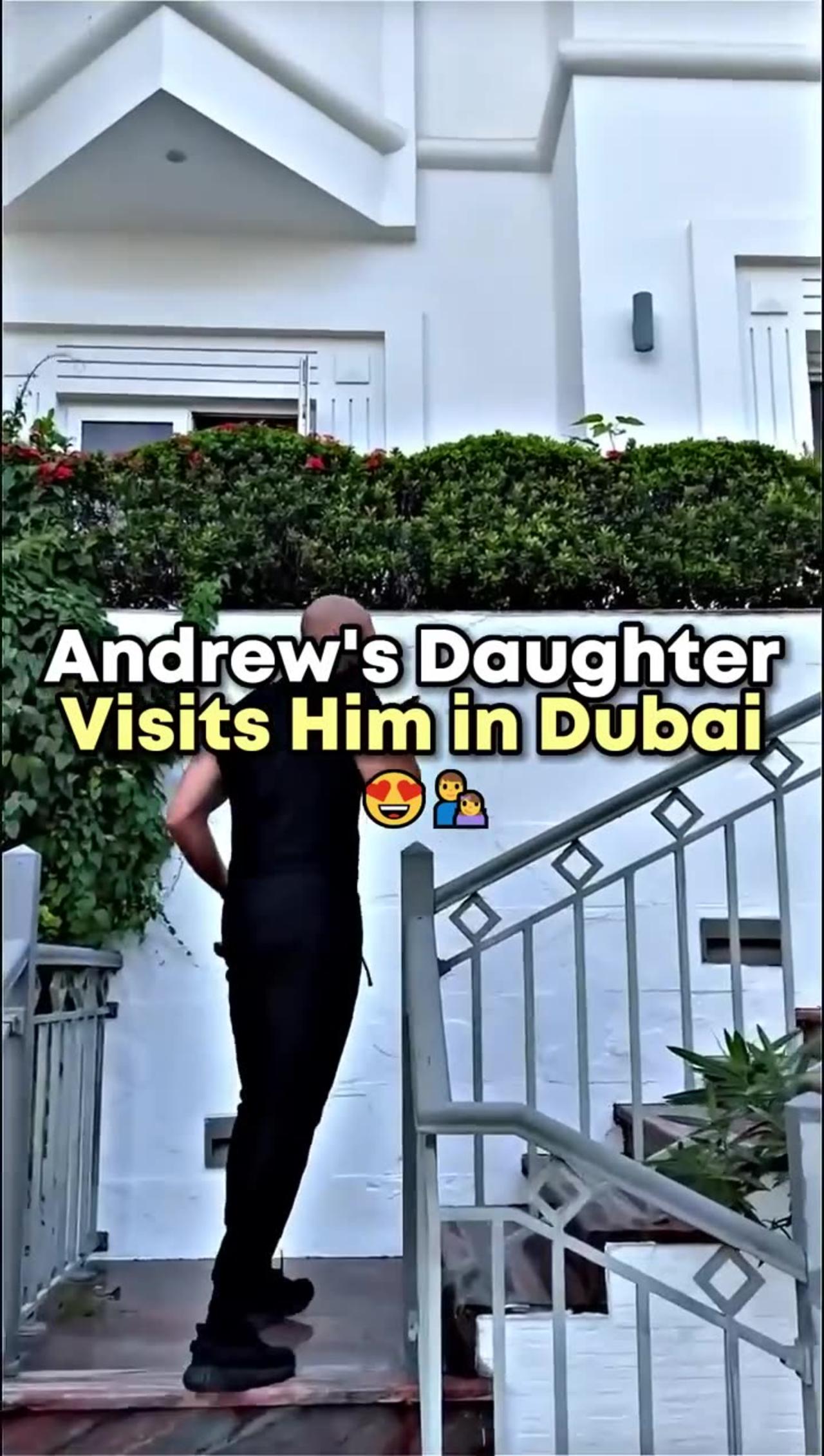 Andrew Tate's Daughter visits him in Dubai One News Page VIDEO