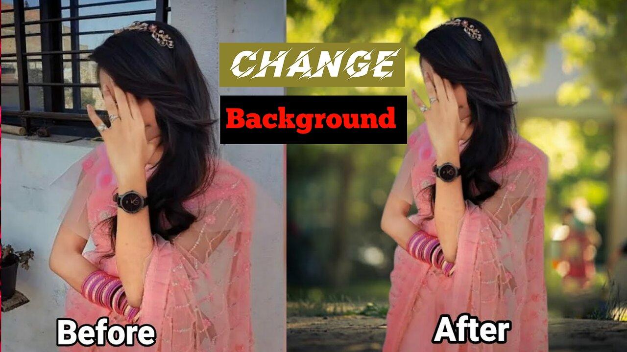 How to change photo background photo ka One News Page VIDEO
