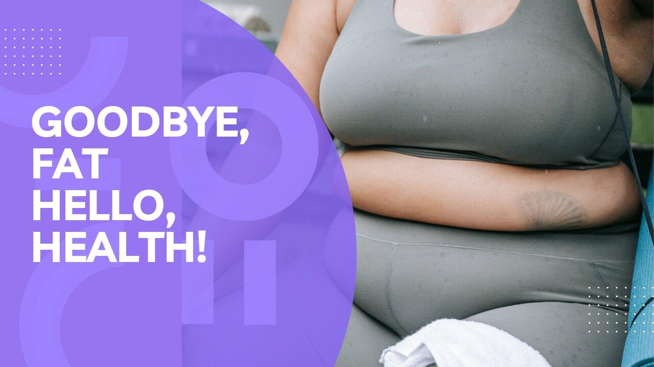 Goodbye, fat; hello, health! 🚫🍰🥗 #HealthierMe