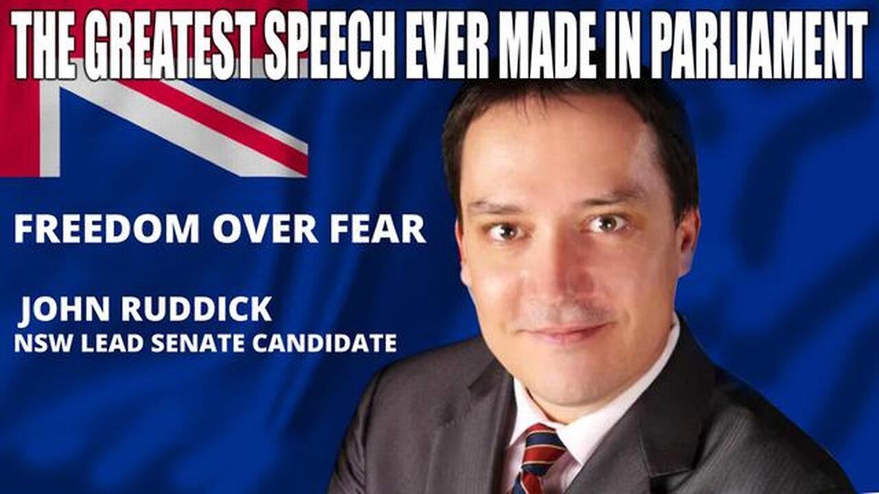 The Greatest Speech Ever Made in Australian  Parliament! (2023) - The "Spark" for Freedom?