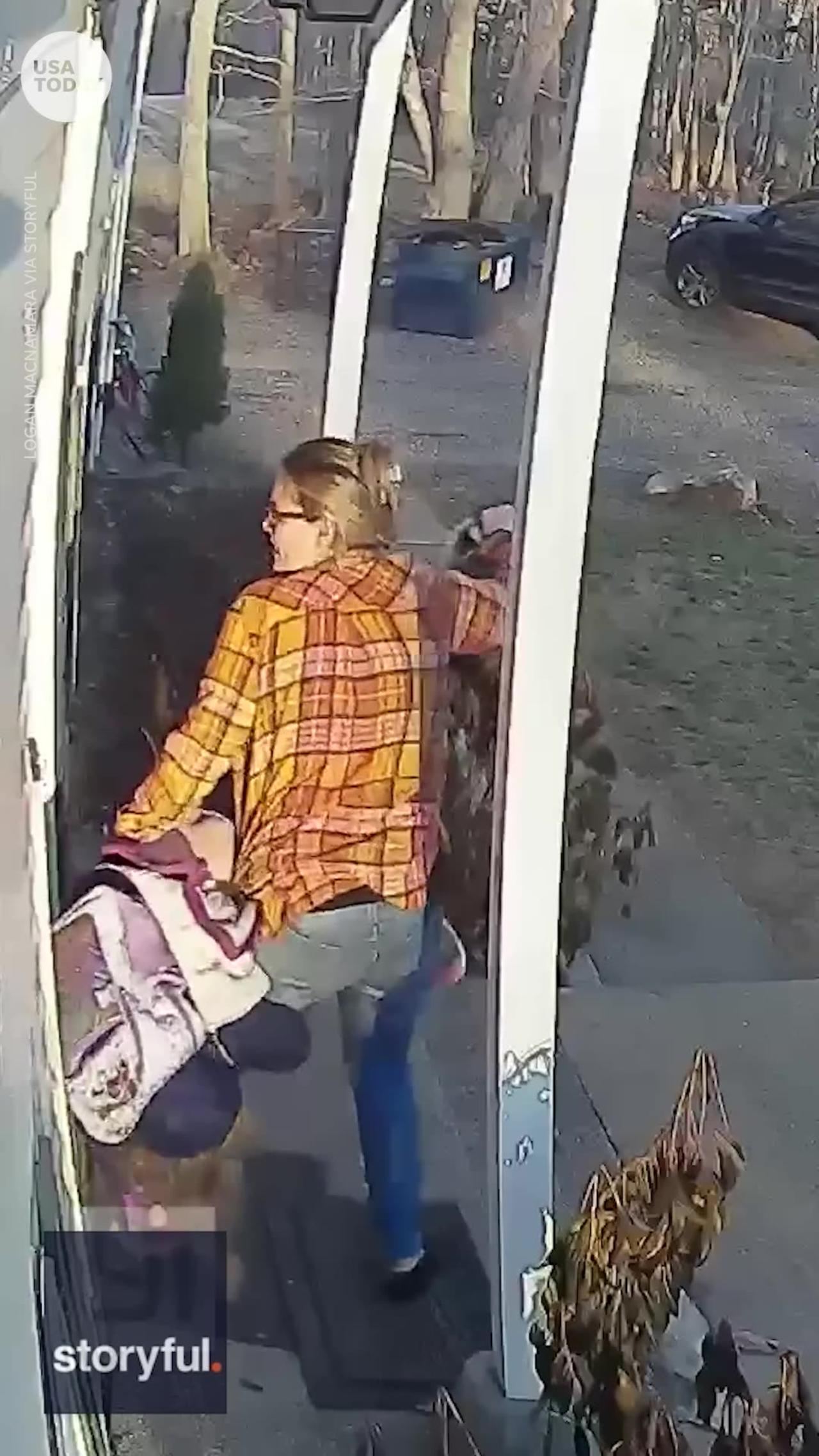 Heroic Mom Saves Terrified Five Year Old From One News Page Video 