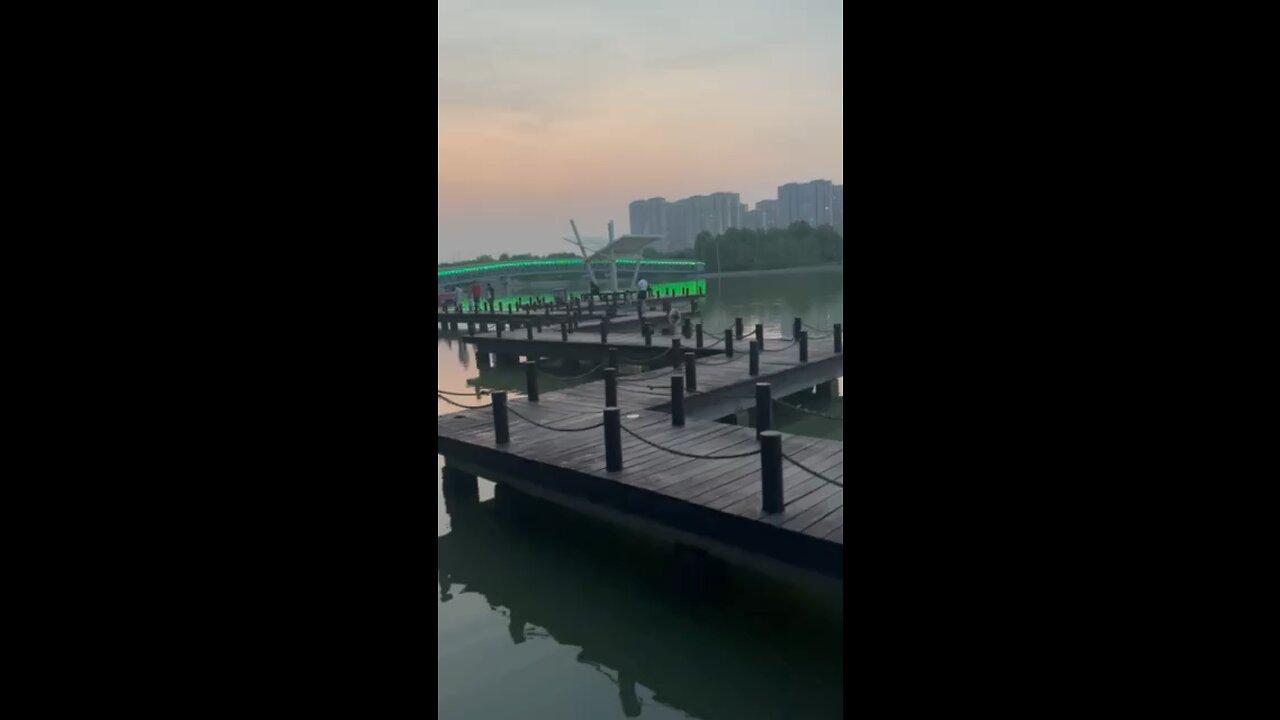 Zhengzhou China Way to the glass bridge 😁
