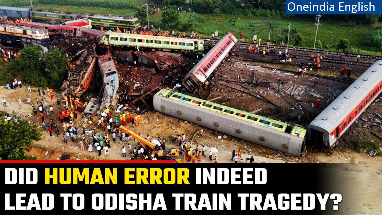 Odisha Train Accident: CRS report pins blame on 'human error' for the shocking tragedy | Oneindia