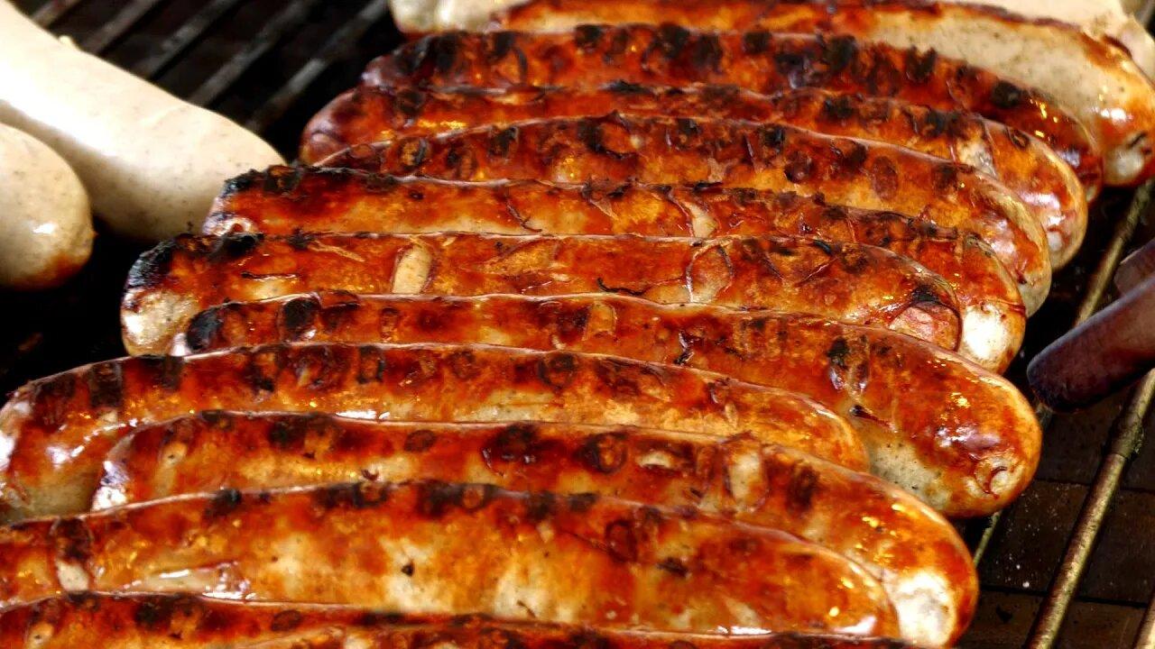 German Street Food in Berlin Grilled Sausages One News Page VIDEO