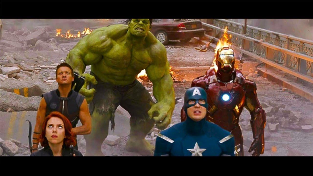 Loki Vs All Avengers - Stark Tower fight scene - Avengers (2012) Clips - Ironman suit up & Hulk Smas