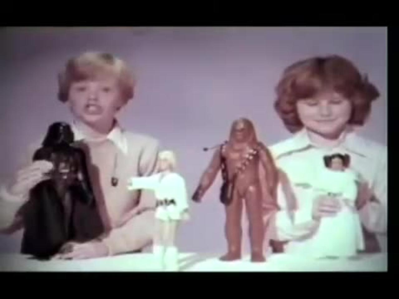 Star Wars 1977 TV Vintage Toy Commercial - Kenner Large Size Action Figures