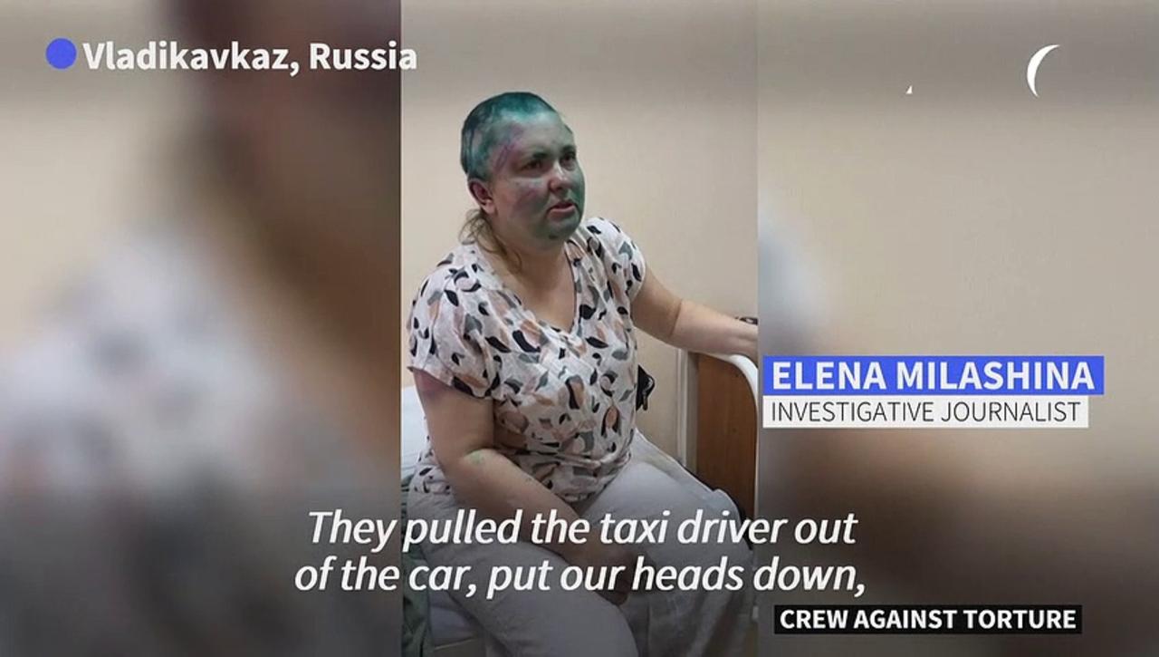 'They pulled us into a ravine': Russian journalist recalls being beaten in Chechnya