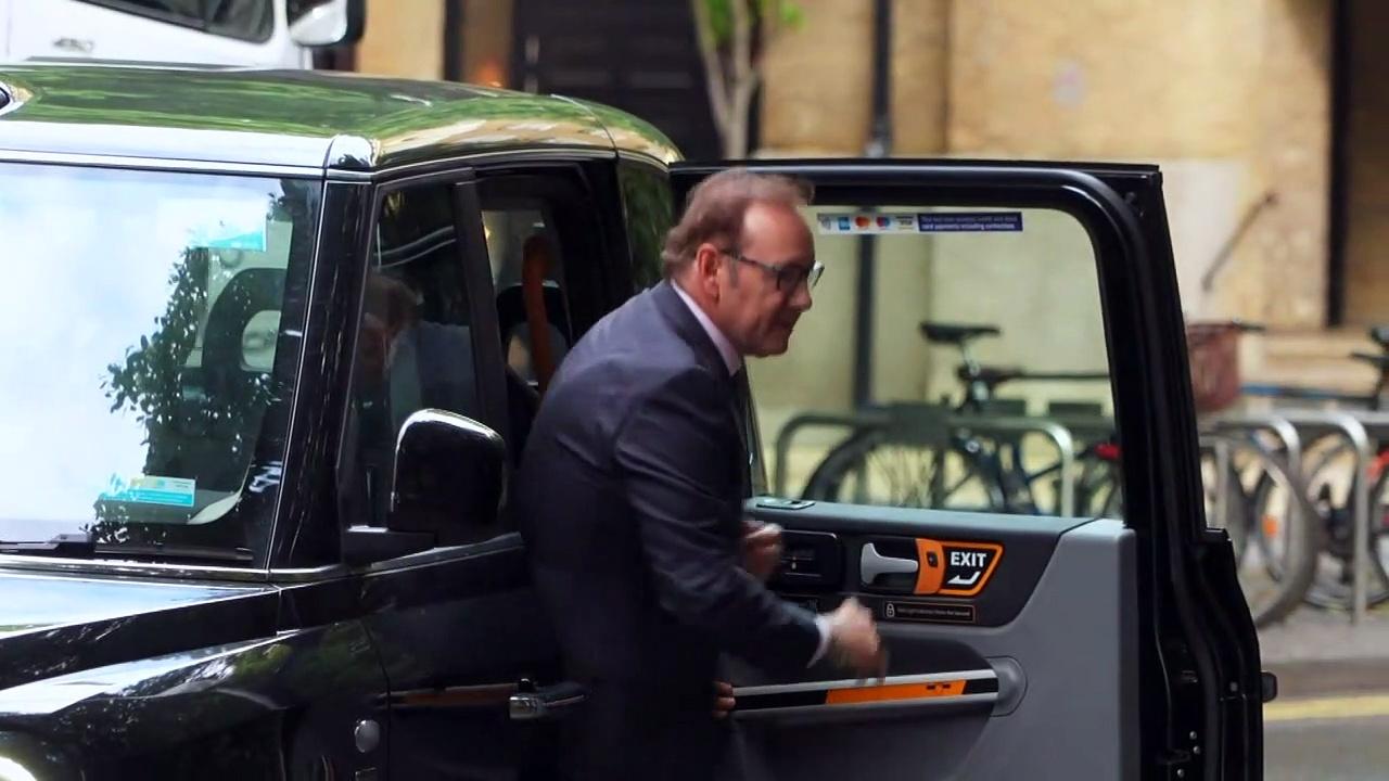 Spacey arrives at court for fourth day of trial