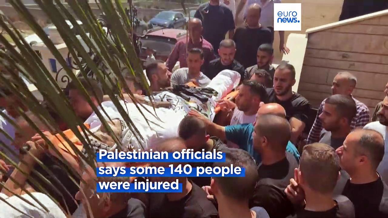 Palestinians survey destruction after most intense Israeli West Bank raid in decades