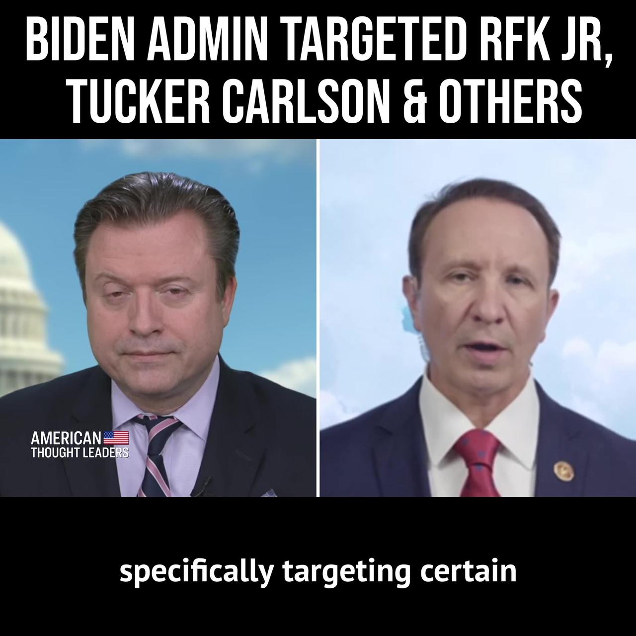 Biden’s Censorship Frenzy Comes to an End After Ordering the Takedown of Posts from RFK Jr. & Tucker Carlson