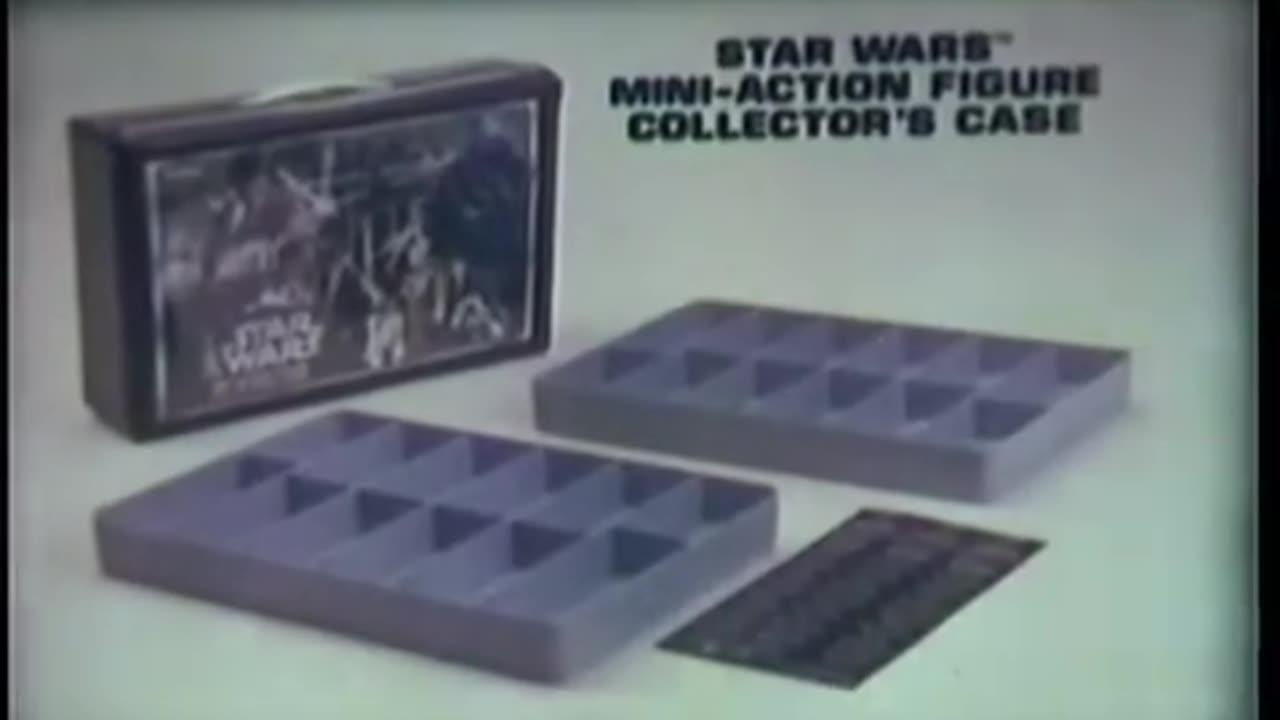 Star Wars 1978 TV Vintage Toy Commercial - Kenner Mini Action Figures Collector's Case