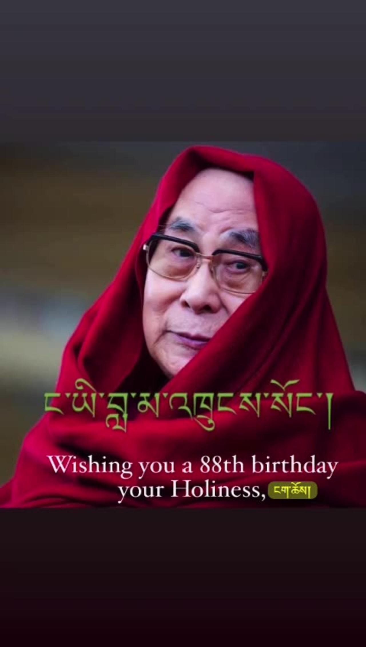 88th birthday of H.H the 14th Dalai Lama