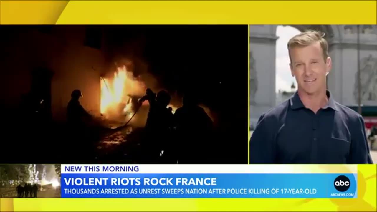 Protests rock France after police killing of teen I GMA 133