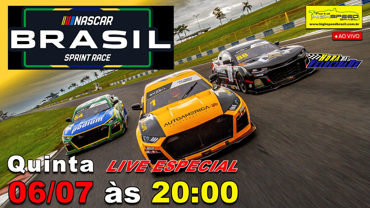 🔴 NASCAR BRASIL SPRINT RACE | LIVE ESPECIAL | AO VIVO