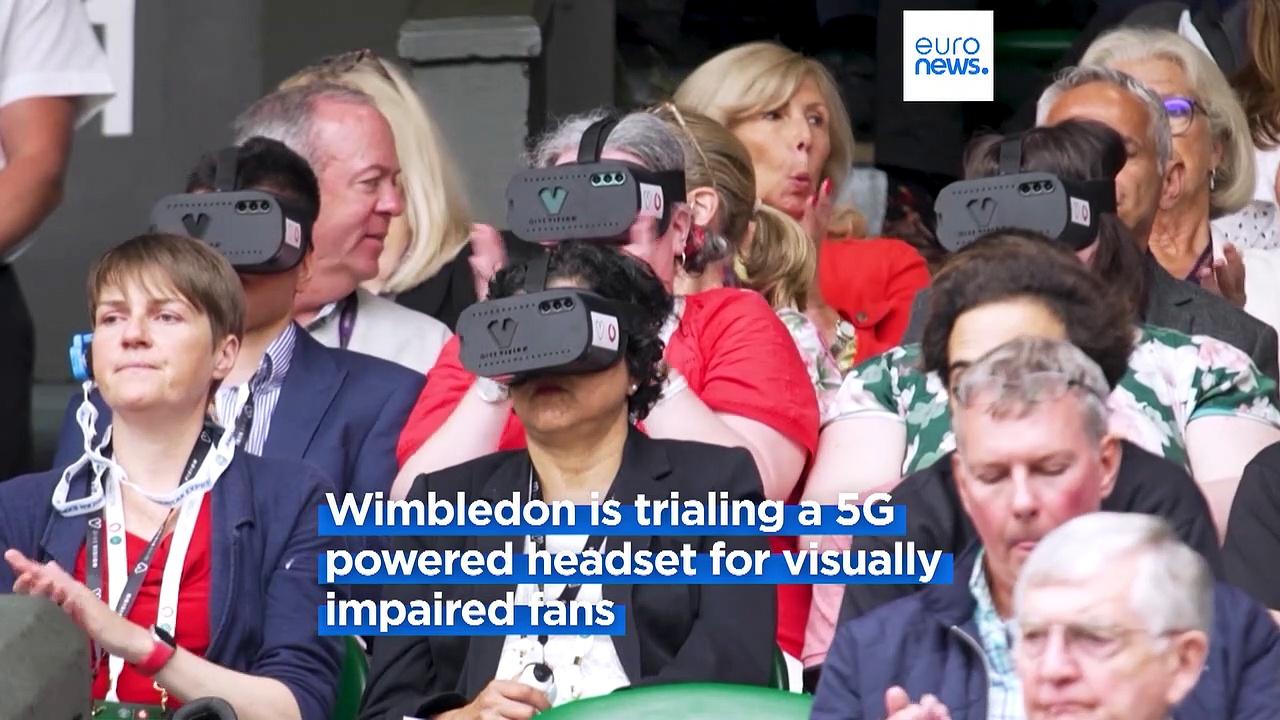 Wimbledon to trial 5G headsets for visually impaired tennis fans