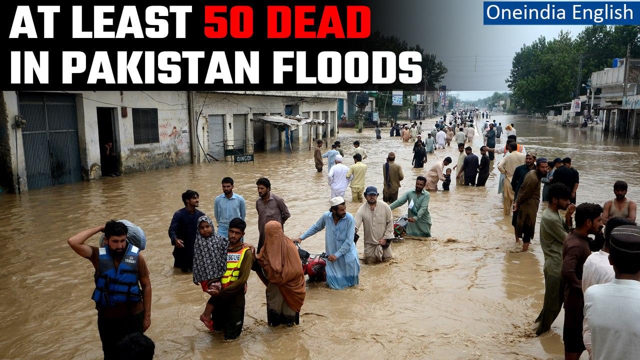 Pakistan rain: At least 50 reported dead since the onset of monsoon due to floods | Oneindia News