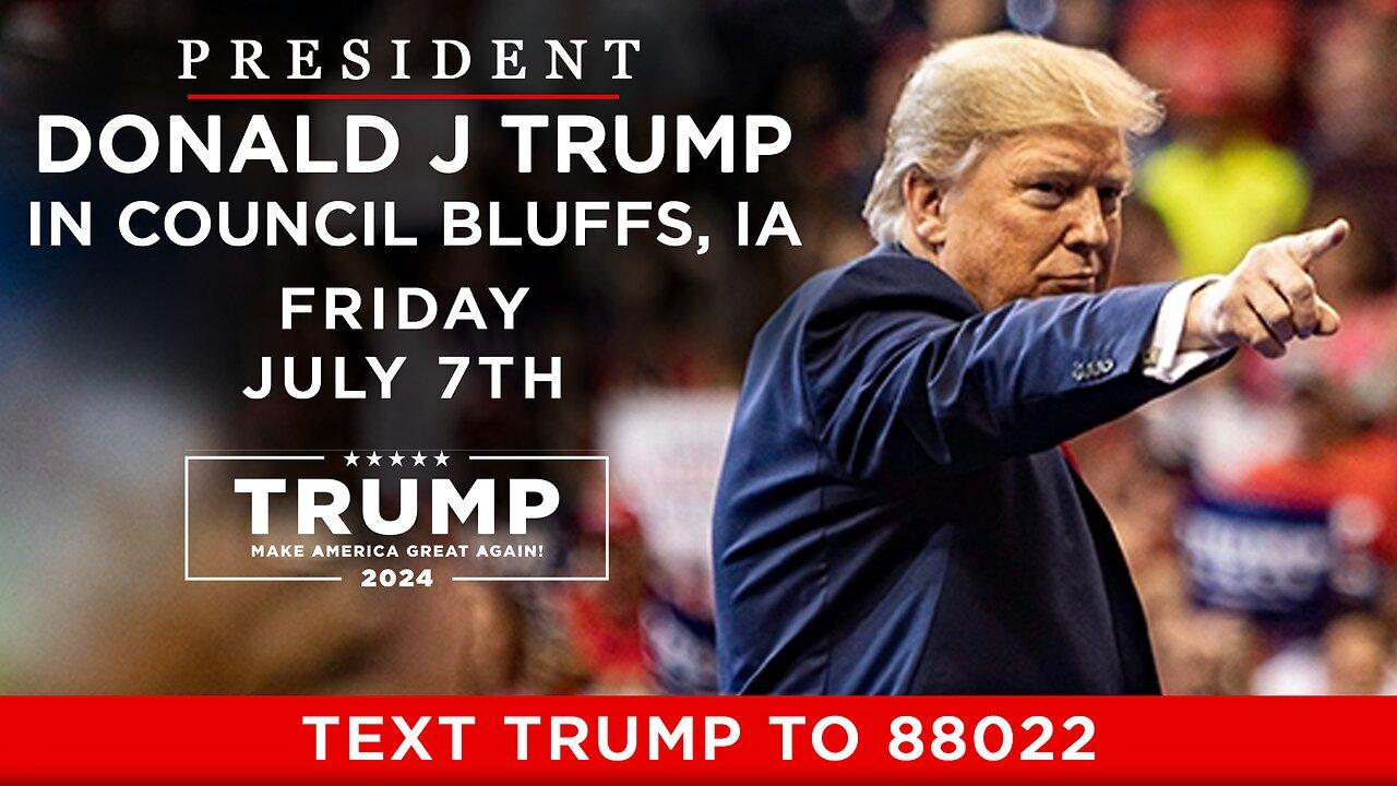 LIVE: President Trump in Council Bluffs, IA