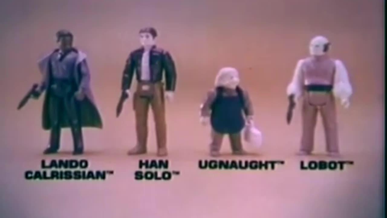 Star Wars 1980 TV Vintage Toy Commercial - Empire Strikes Back Han Lando Lobot Ugnaught