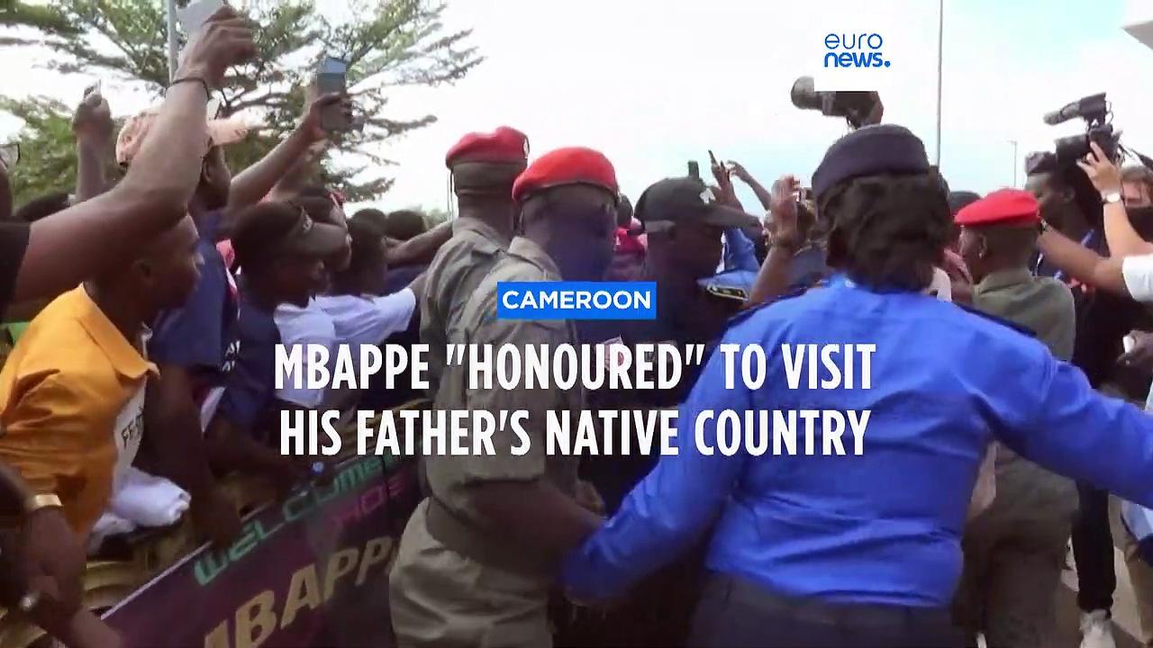 Going back to his roots: Footballer Mbappé visits father's homeland