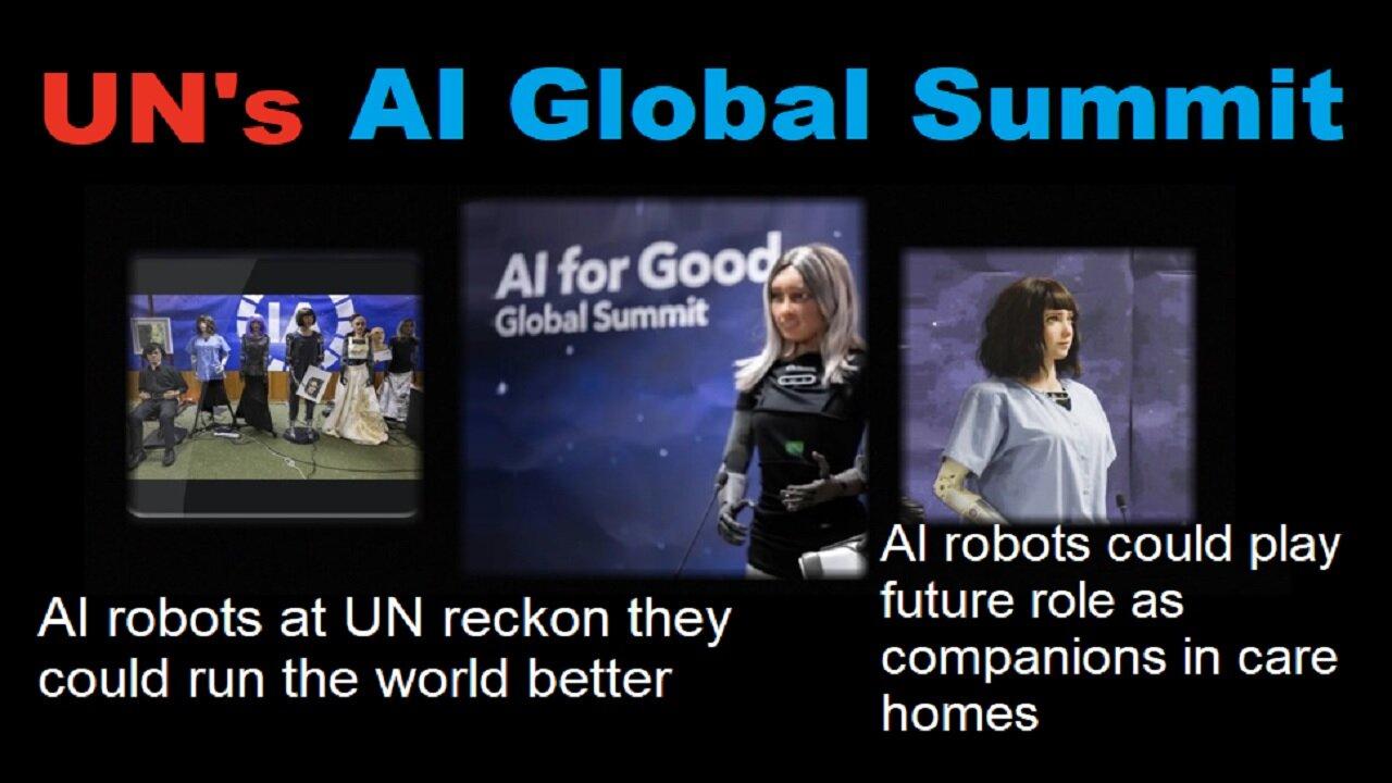 UN AI Global Summit: AI Humanoid robots at UN reckon they could run the world better