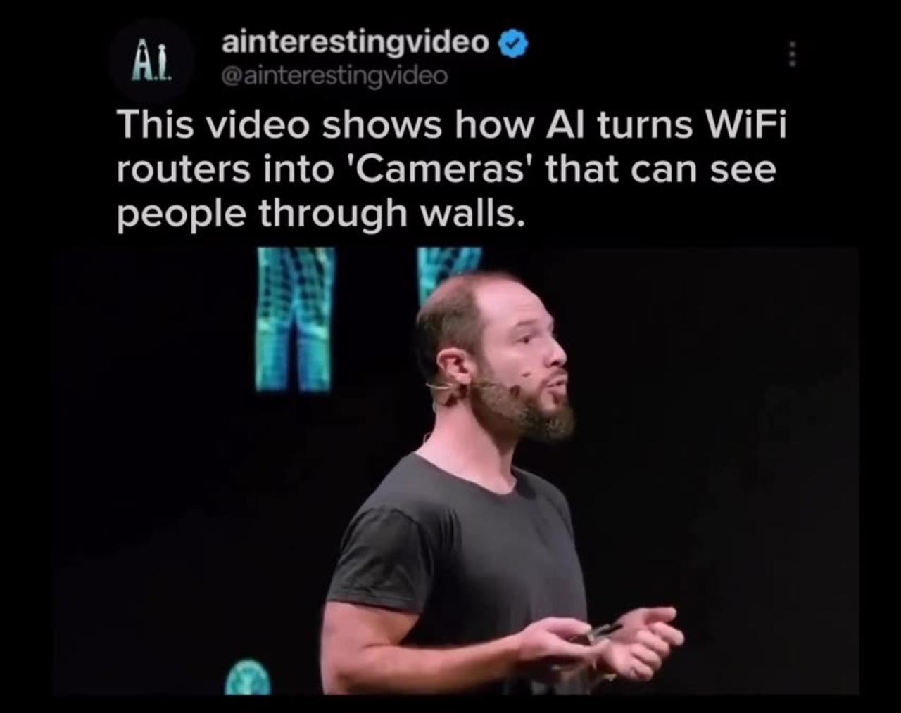 AI TURNS WIFI ROUTERS INTO CAMERA THAT CAN SEE PEOPLE THROUGH WALLS