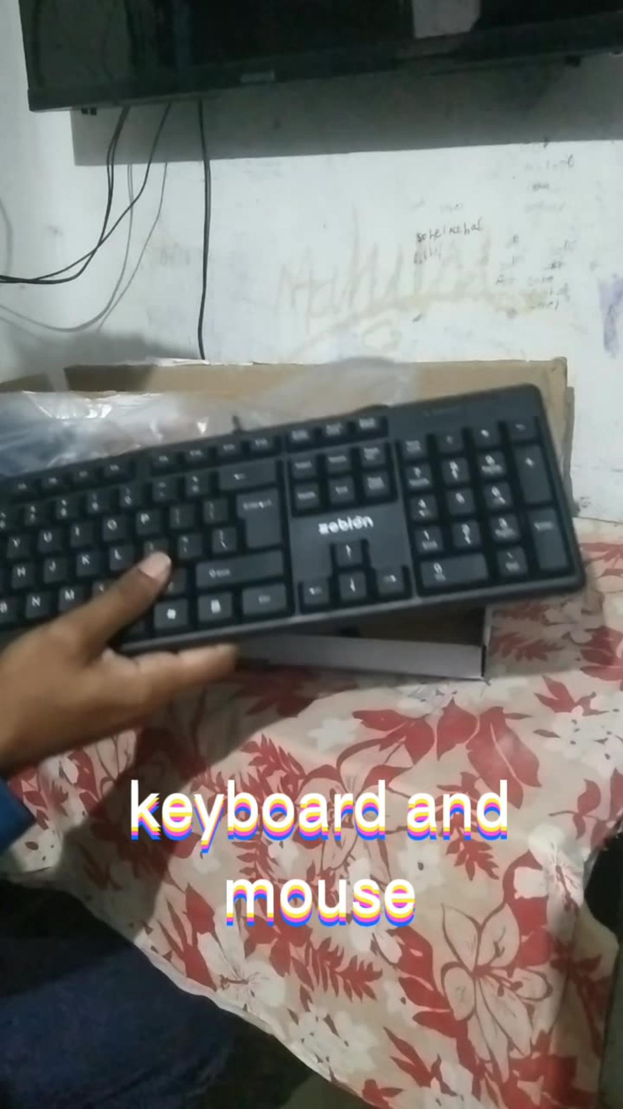 Keyboard and mouse only 400 in jio mart One News Page VIDEO