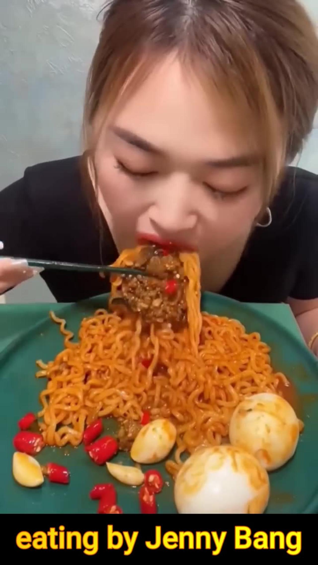 Mukbang Spicy Noodles And More Eggs Asmr One News Page Video