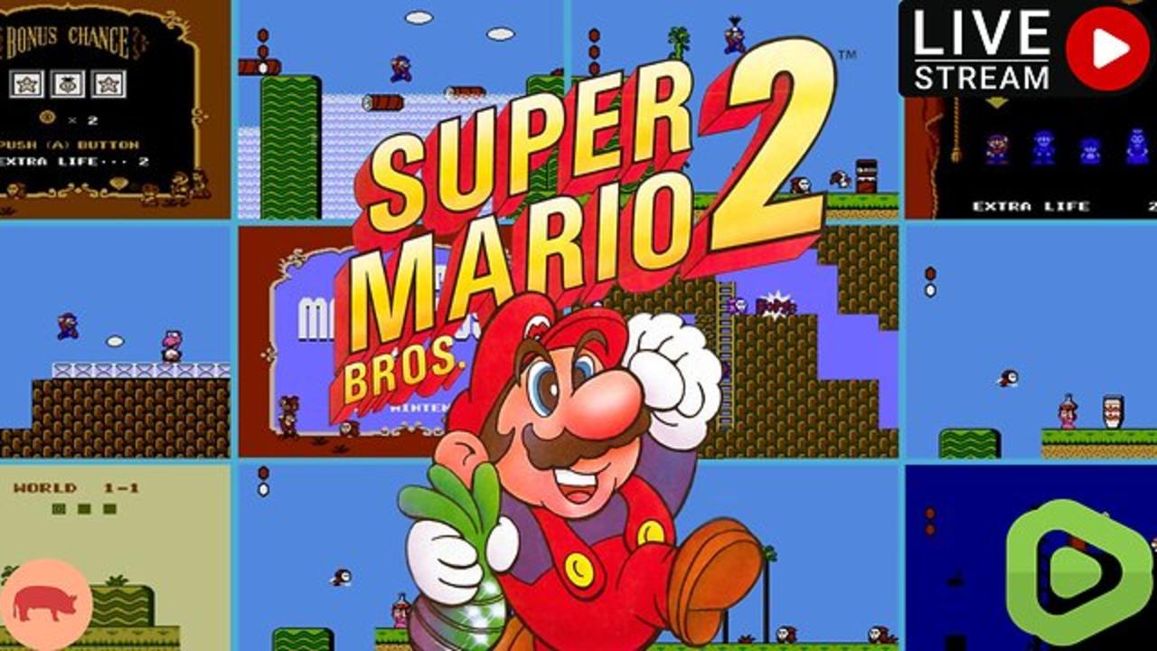 Super Mario Bros. 2 Full Gameplay