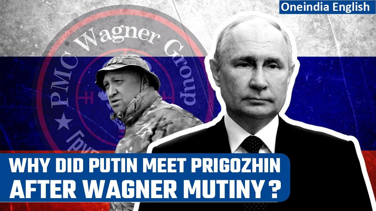 Russia : Wagner boss Yevgeny Prigozhin met Russia's Vladimir Putin after mutiny | Oneindia News