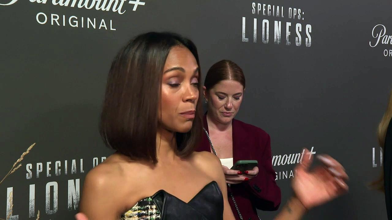 Zoe Saldana on accepting the Special Ops: Lioness challenge