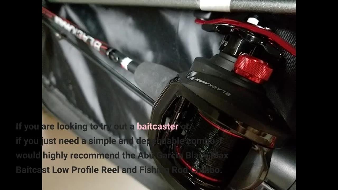 Honest Comments: Abu Garcia Black Max Baitcast Low Profile Reel and Fishing Rod Combo , 6'6" -...