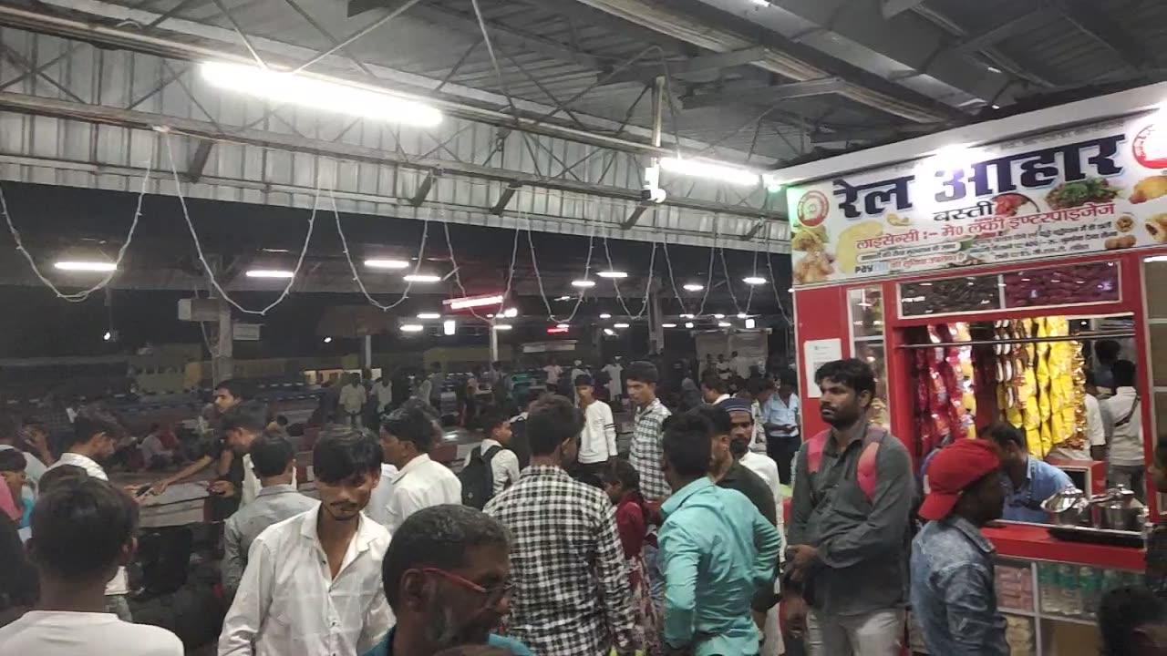 Public Crowd in Railway station