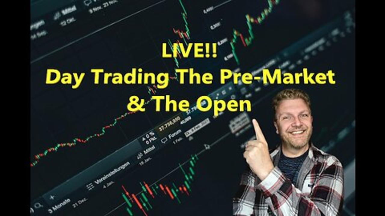 LIVE DAY TRADING | S&P 500, NASDAQ, NYSE | Trading Premarket and the Open