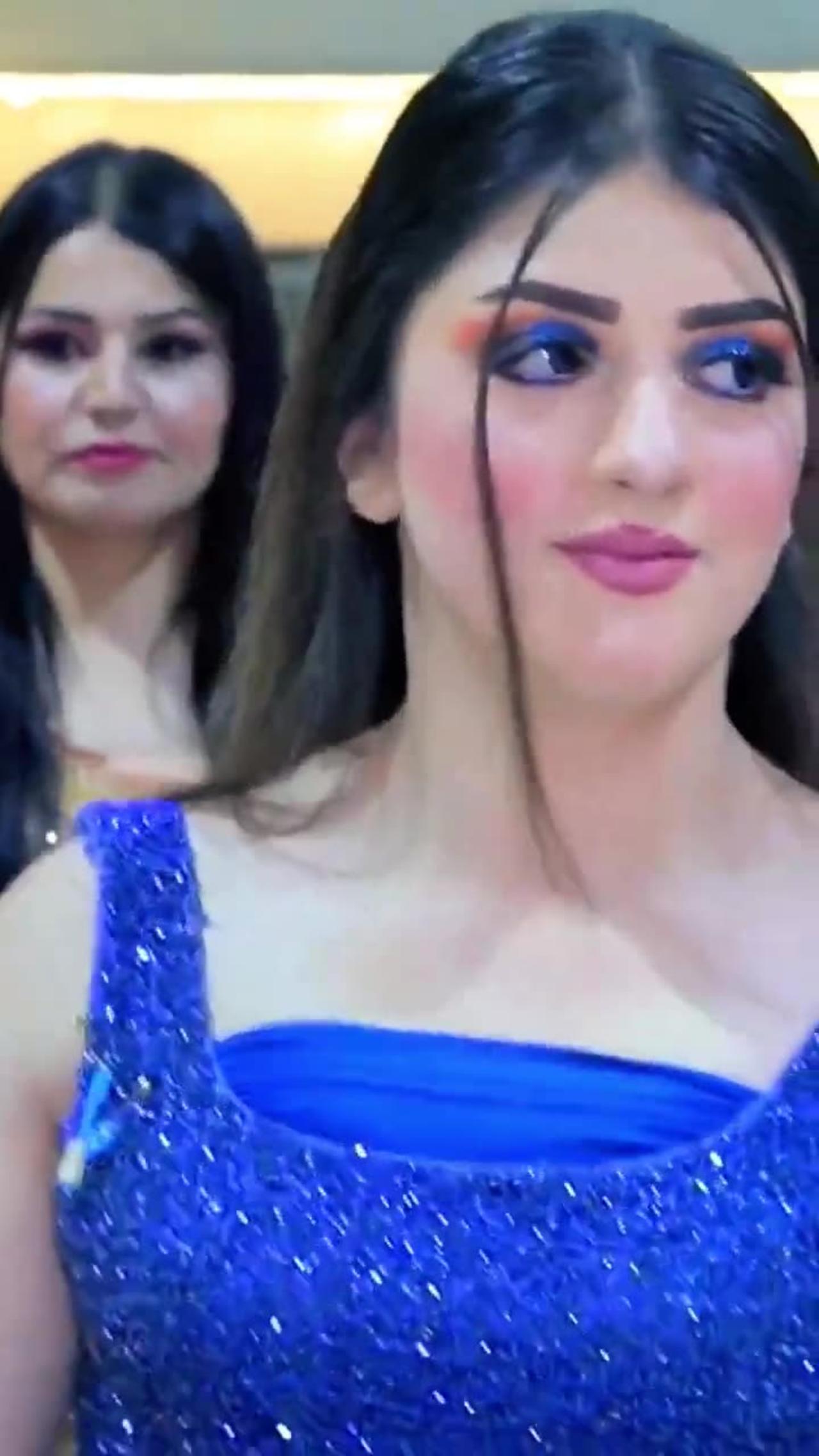Dabka dance Kurdish girl