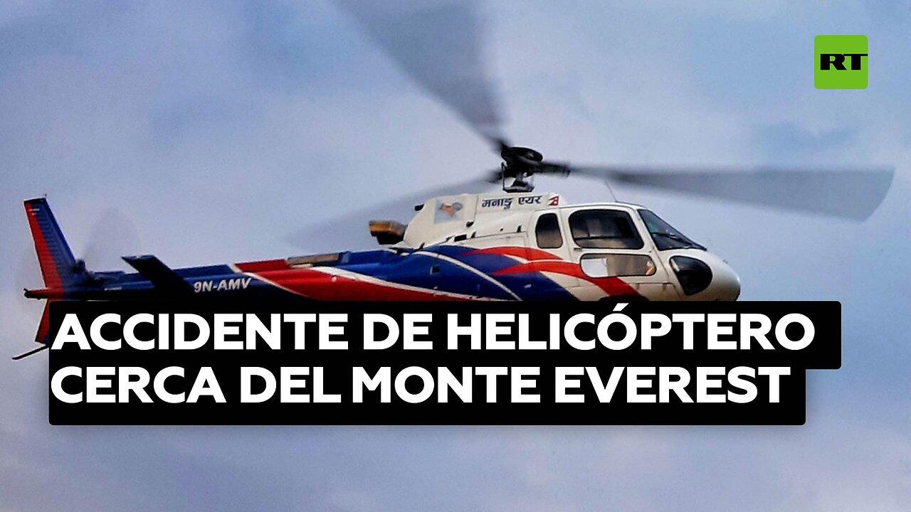 Cinco turistas mexicanos y un piloto fallecen en un accidente de helicóptero cerca del monte Everest
