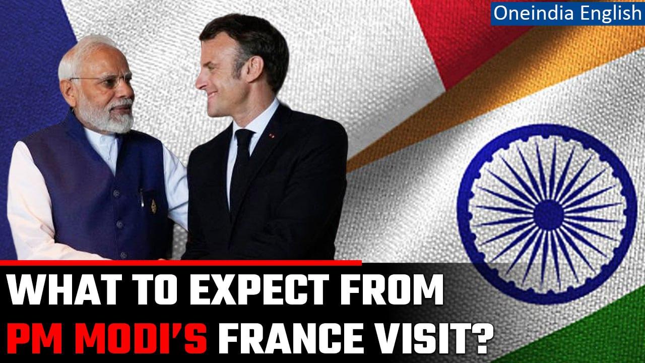 PM Modi France Visit: Military Pomp and Defence Deals | What is in store? | Oneindia News