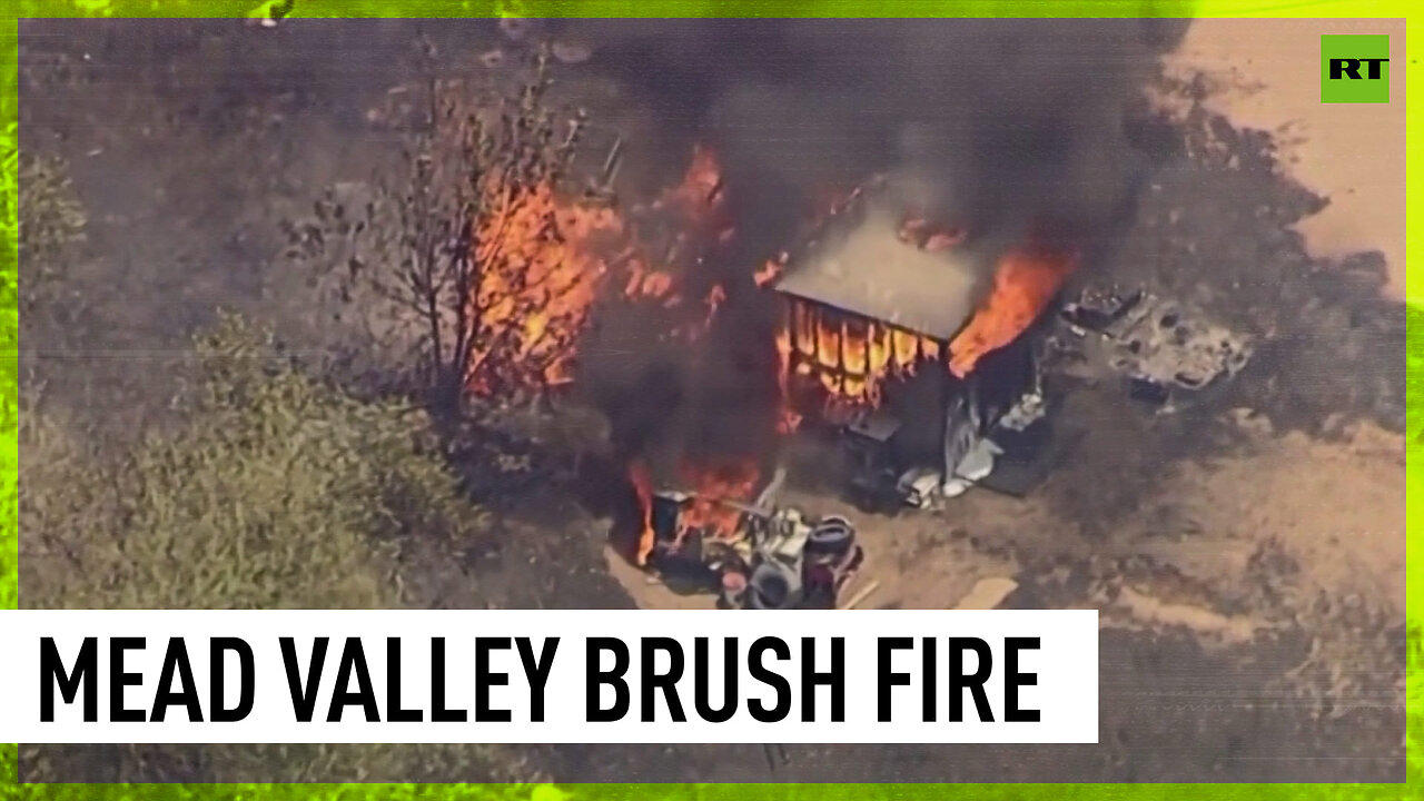 Brush fire ravages California’s Riverside County