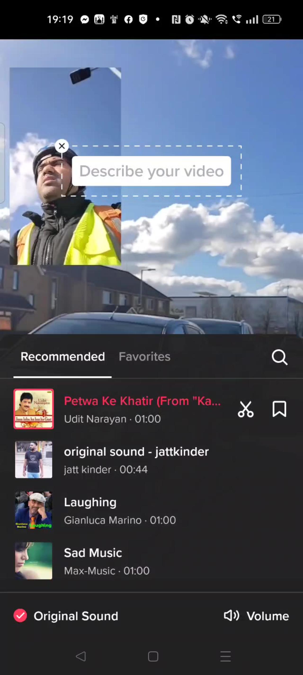 MR Pardesi on delivery ride