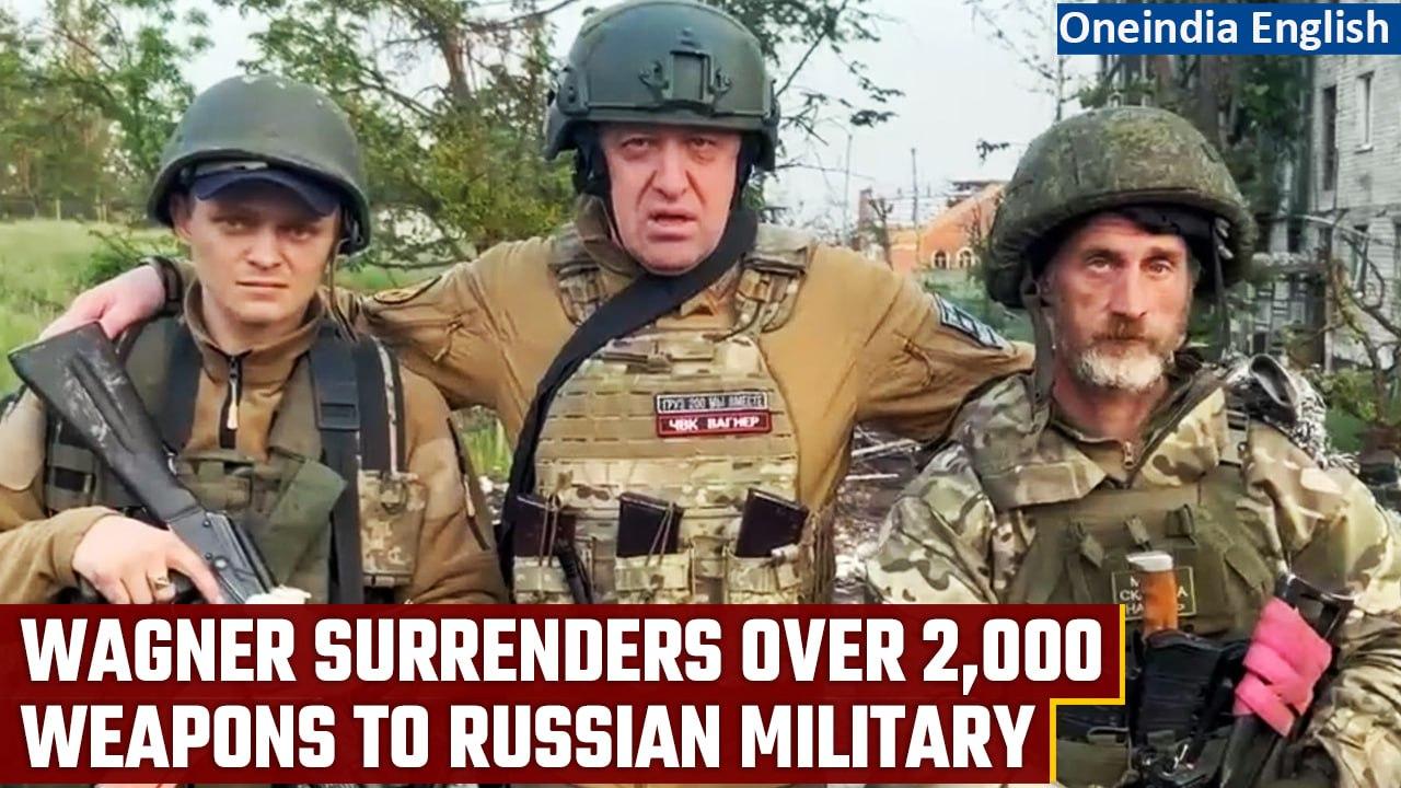 Russia says Wagner mercenaries surrendered tanks and other weapons after mutiny | Oneindia News